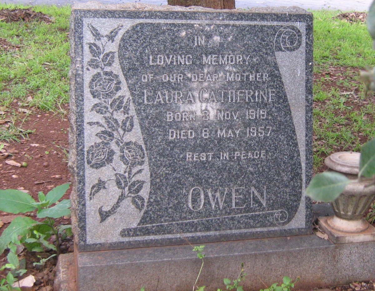 OWEN Laura Catherine 1919-1957