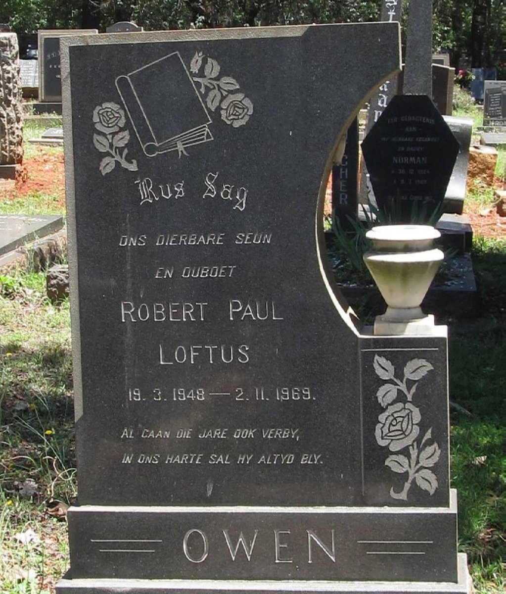 OWEN Robert Paul Loftus1948-1969