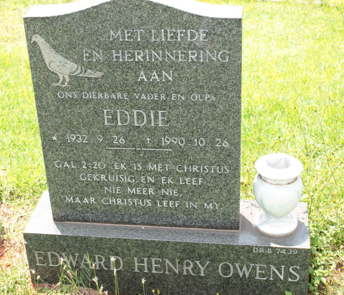 OWENS Edward Henry 1932-1990
