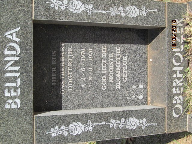 OBERHOLZER Belinda 1970-1970