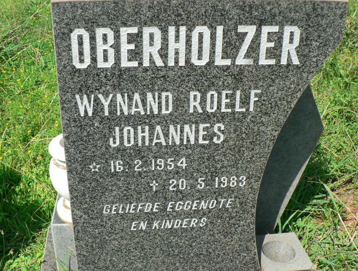 OBERHOLZER Wynand Roelf Johannes 1954-1983