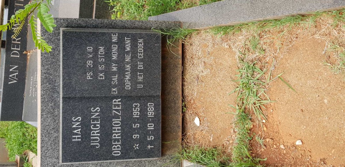 OBERHOLZER Hans Jurgens 1953-1980