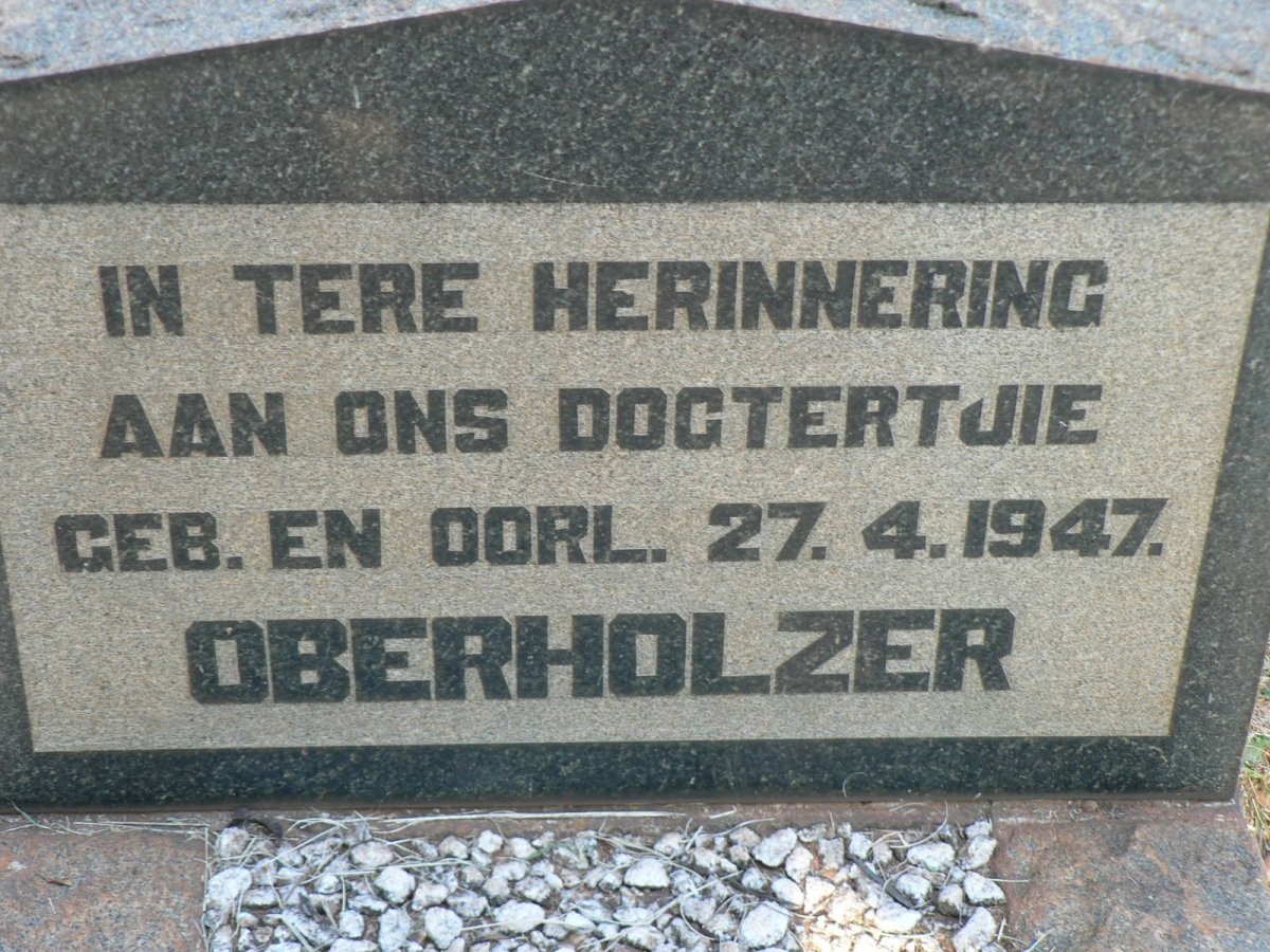 OBERHOLZER 1947-1947