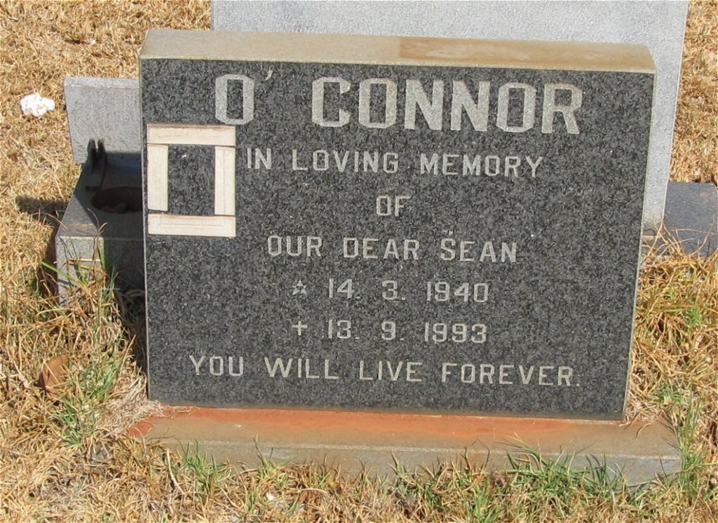 O'CONNOR Sean 1940-1993