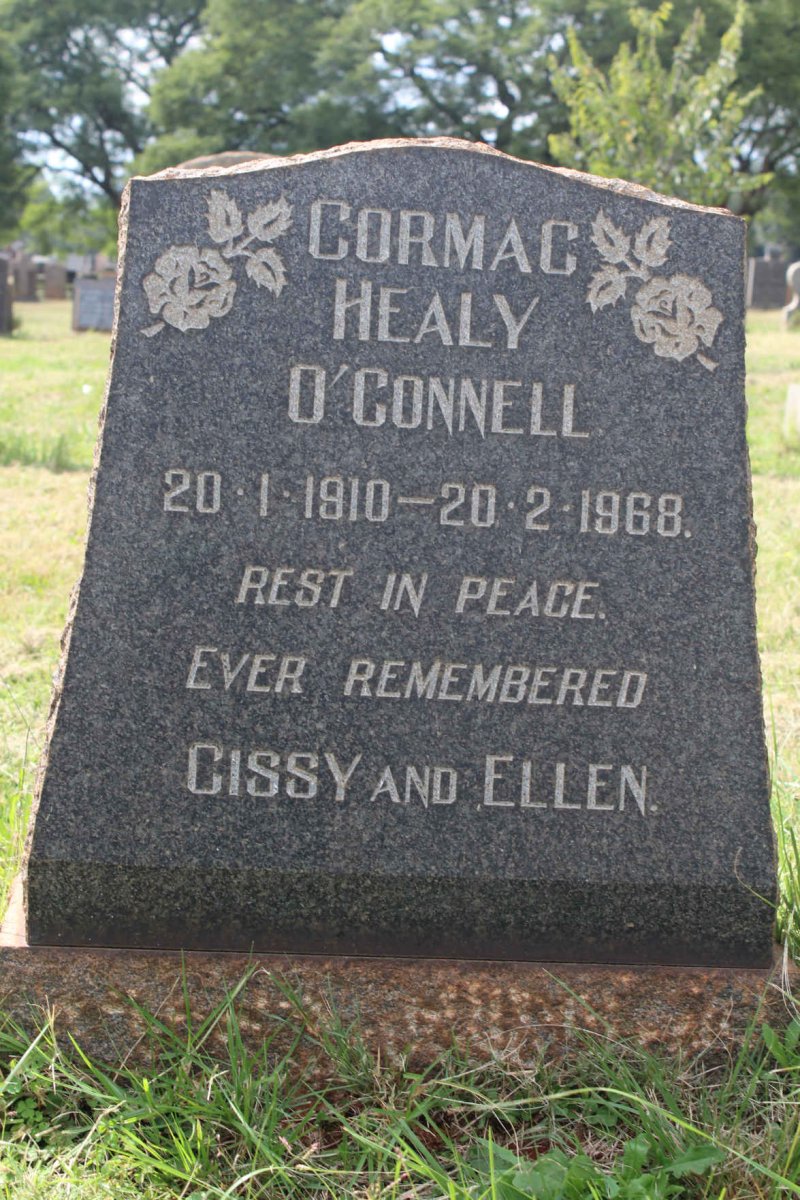 O'CONNELL Cormac Healy 1910-1968