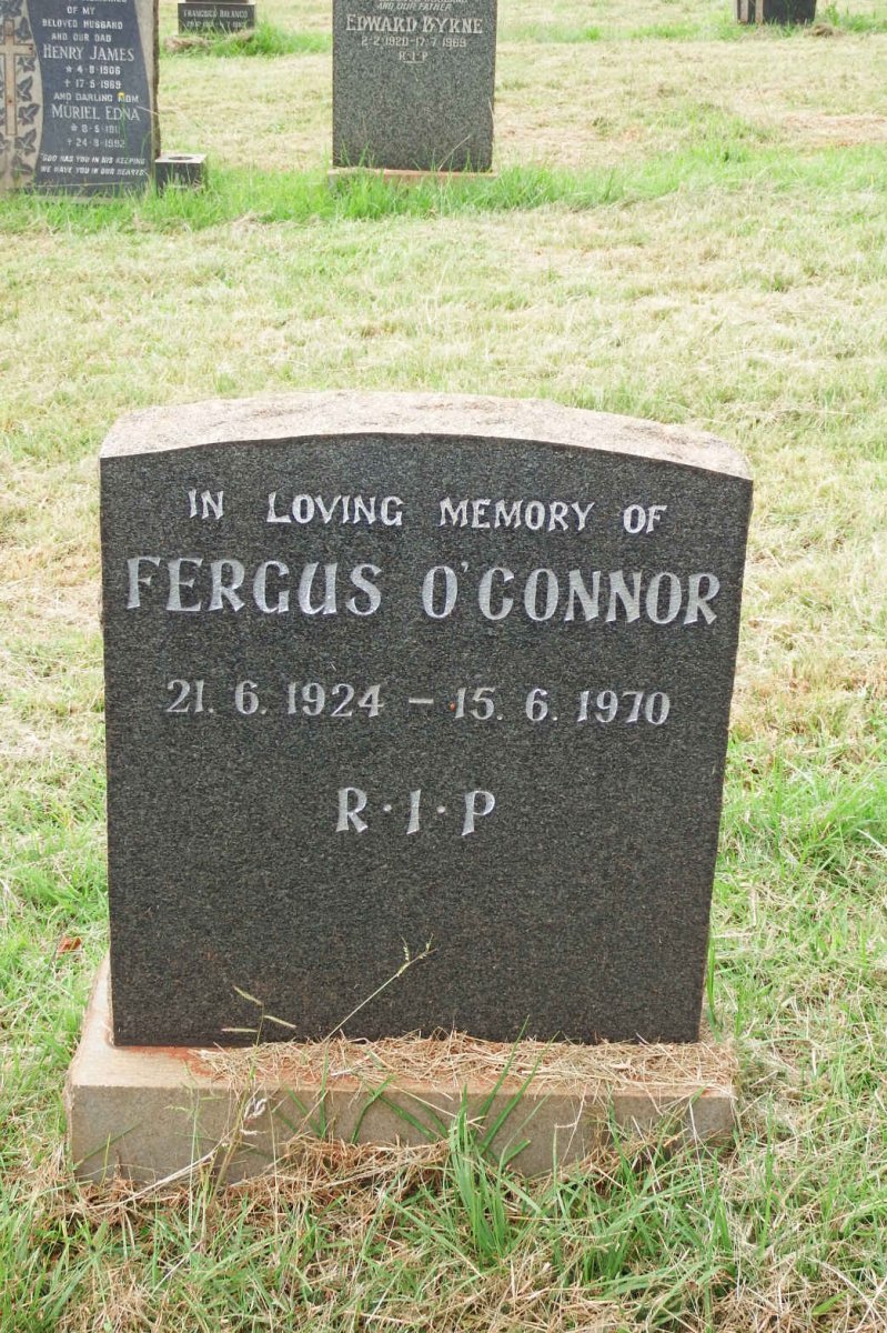 O'CONNOR Fergus 1924-1970