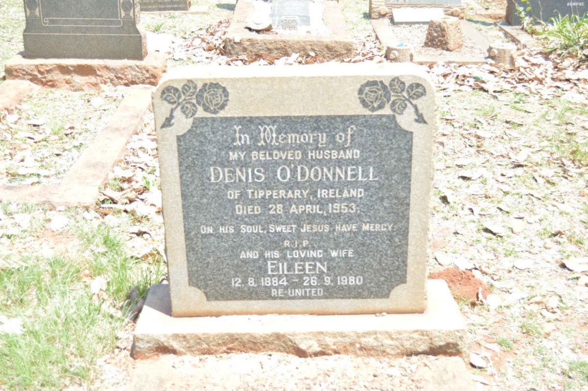 O'DONNELL Denis -1953 &amp; Eileen 1884-1980