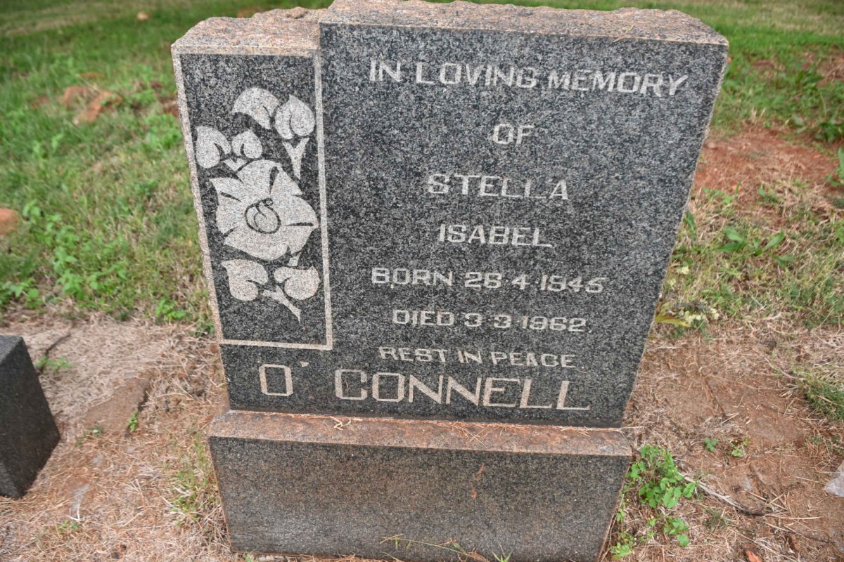 O'CONNELL Stella Isabel 1945-1962