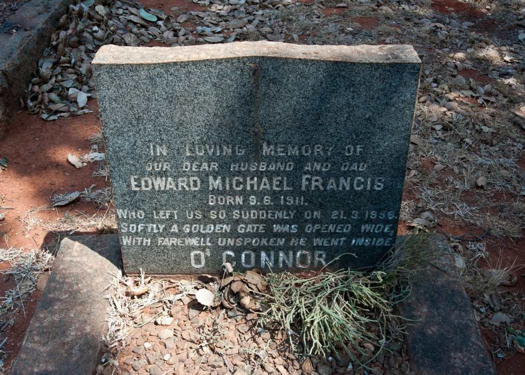 O'CONNOR Edward Michael Francis 1911-1958