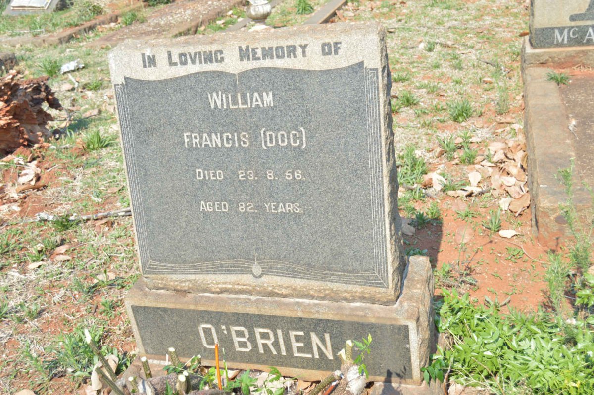 O'BRIEN William Francis -1956
