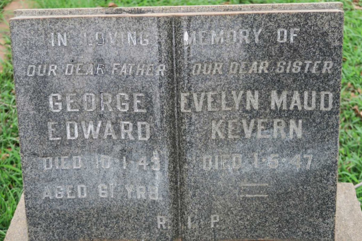 O'NEILL George Edward -1943 :: KEVERN Evelyn Maud -1947