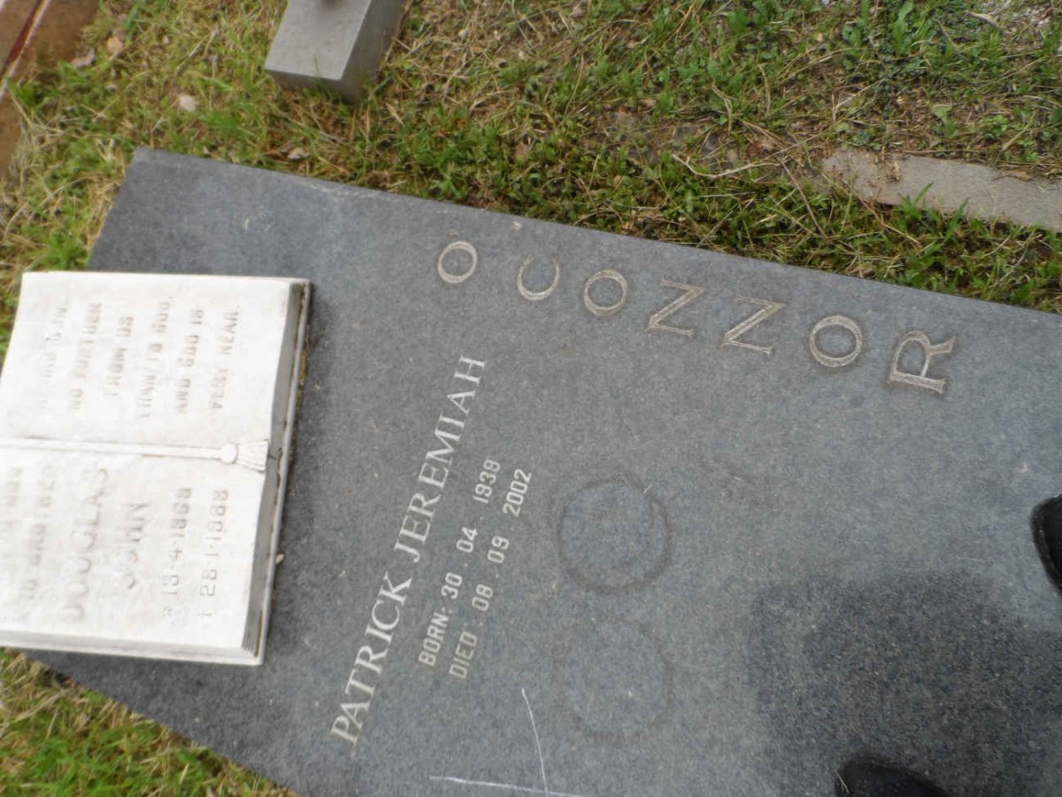 O'CONNOR Patrick Jeremiah 1938-2002 :: O'CONNOR Douglas John