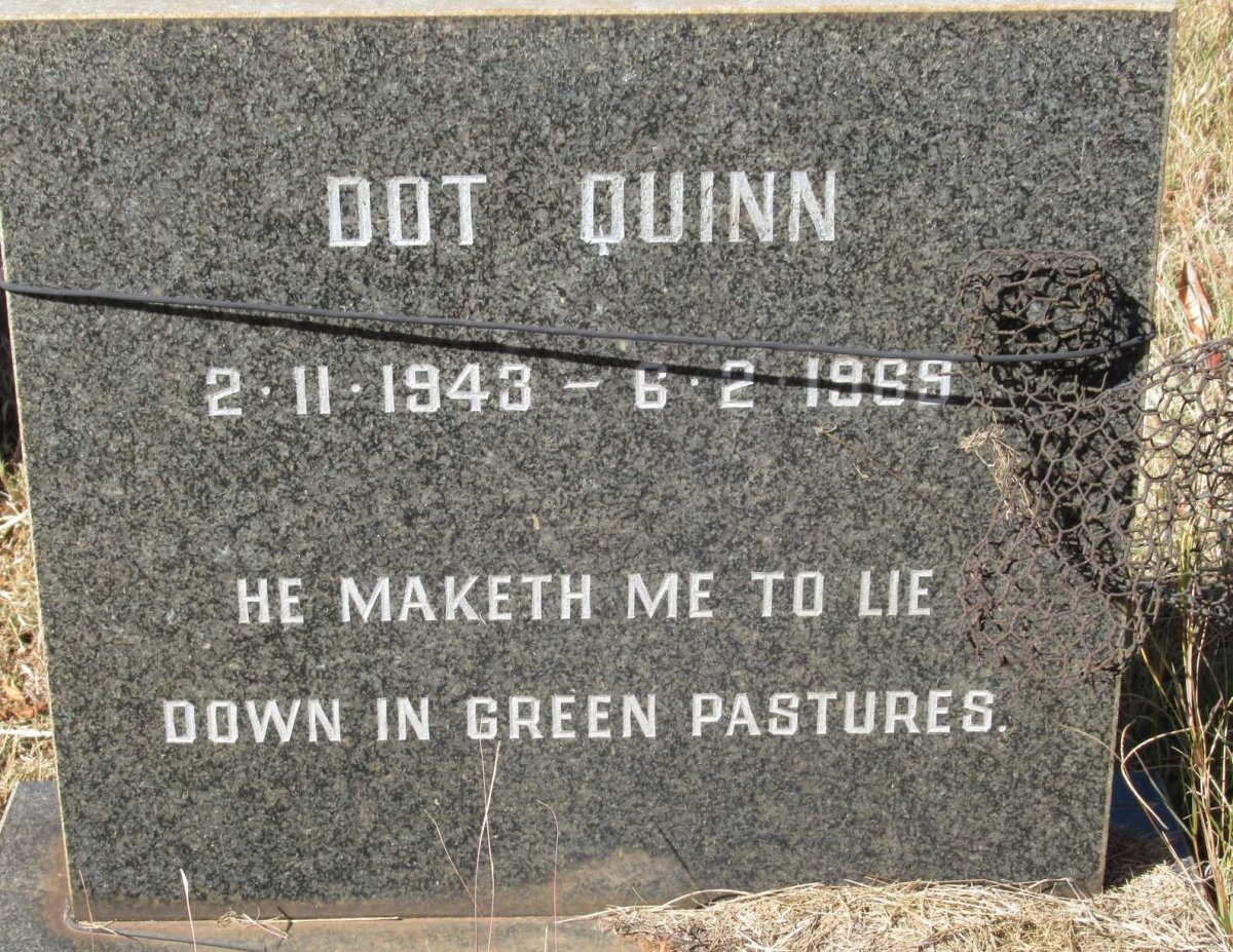 QUINN Dot 1943-1969