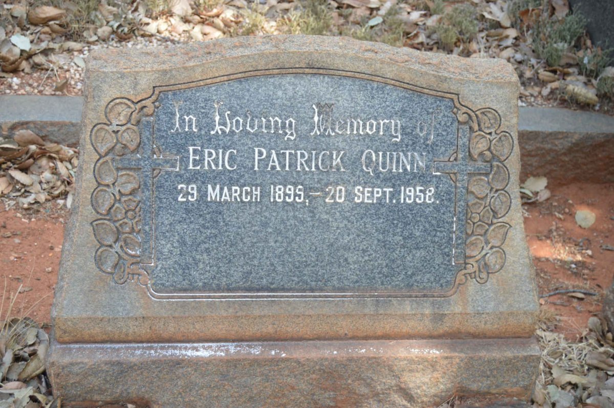 QUINN Eric Patrick 1895-1958