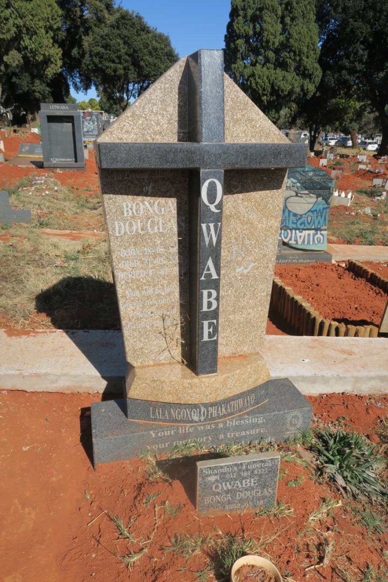 QWABE Bonga Douglas 1952-2018