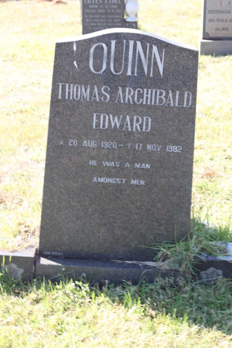 QUINN Thomas Archibald Edward 1920-1982