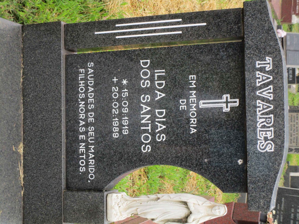 TAVARES Ilda Dias dos Santos 1919-1989