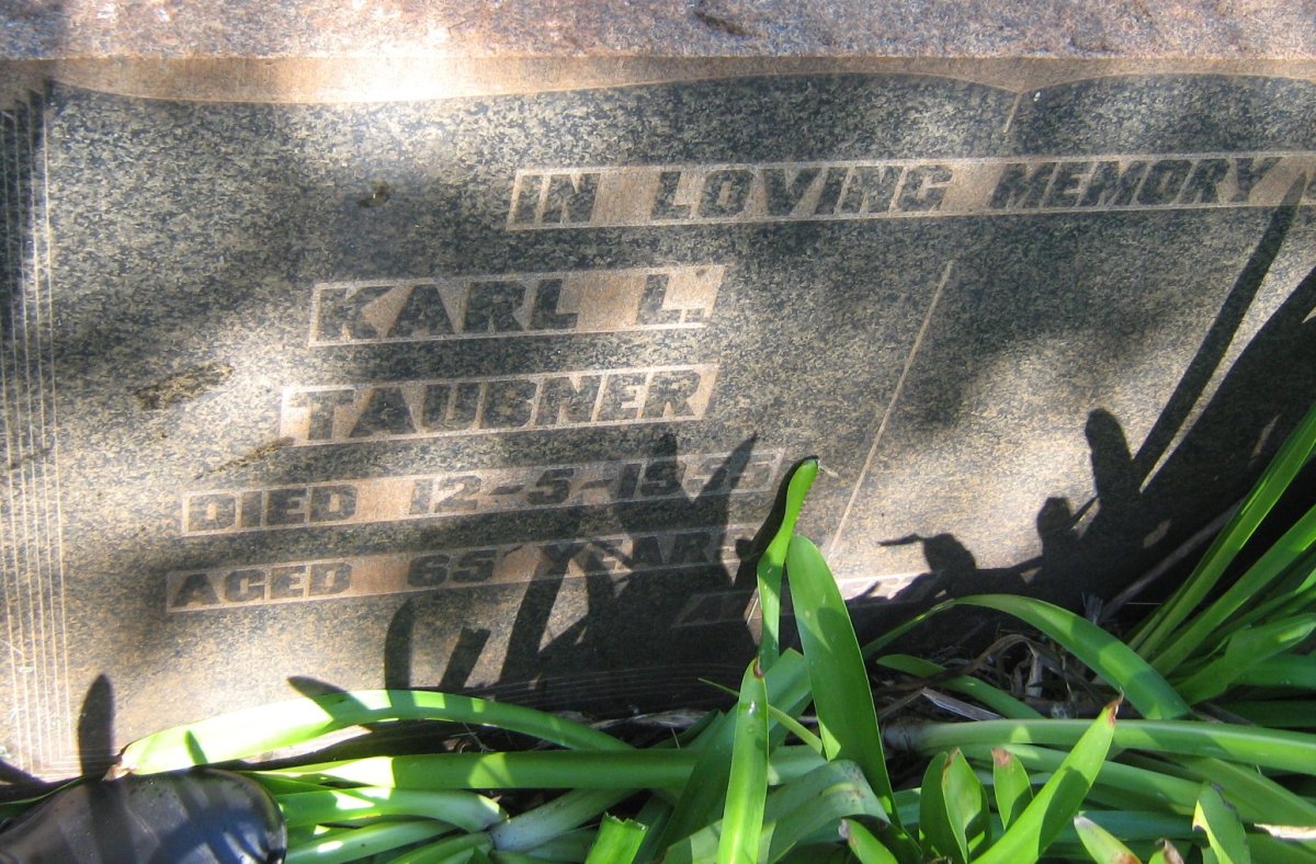 TAUBNER Karl L. -1955