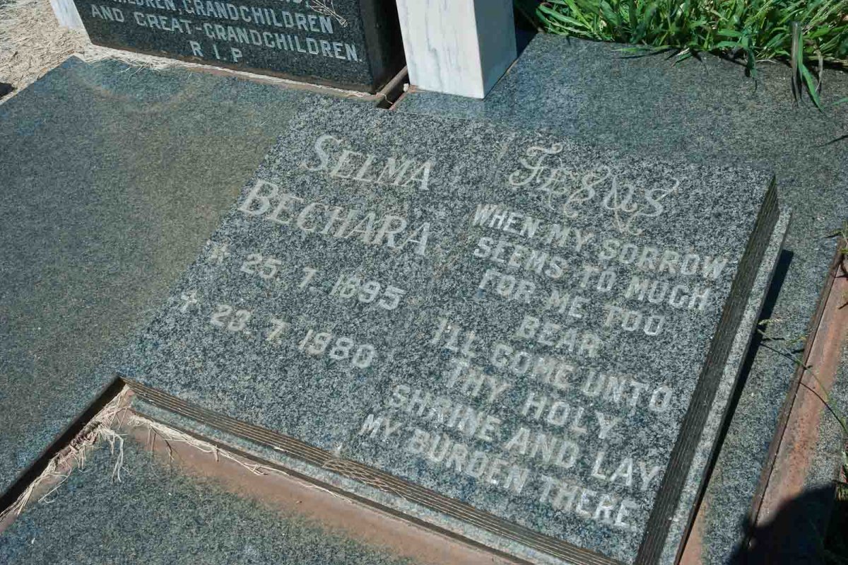 TARRY Selma Bechara 1895-1980