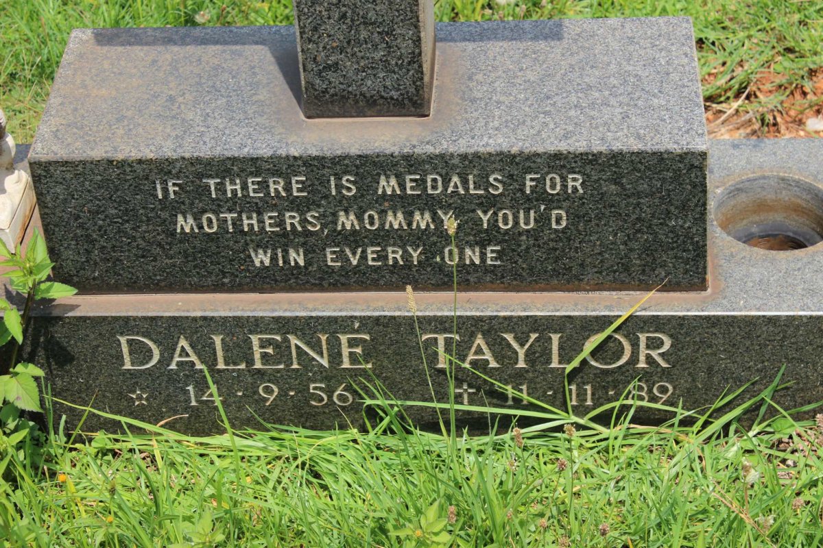 TAYLOR Dalene 1956-1989
