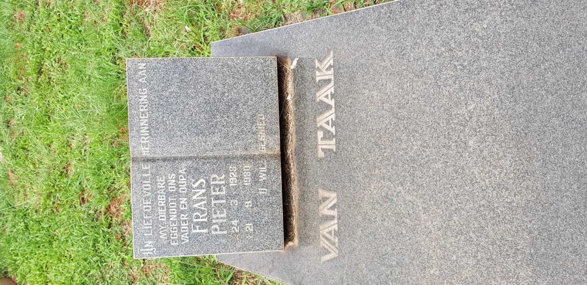 TAAK Frans Pieter, van 1928-1980
