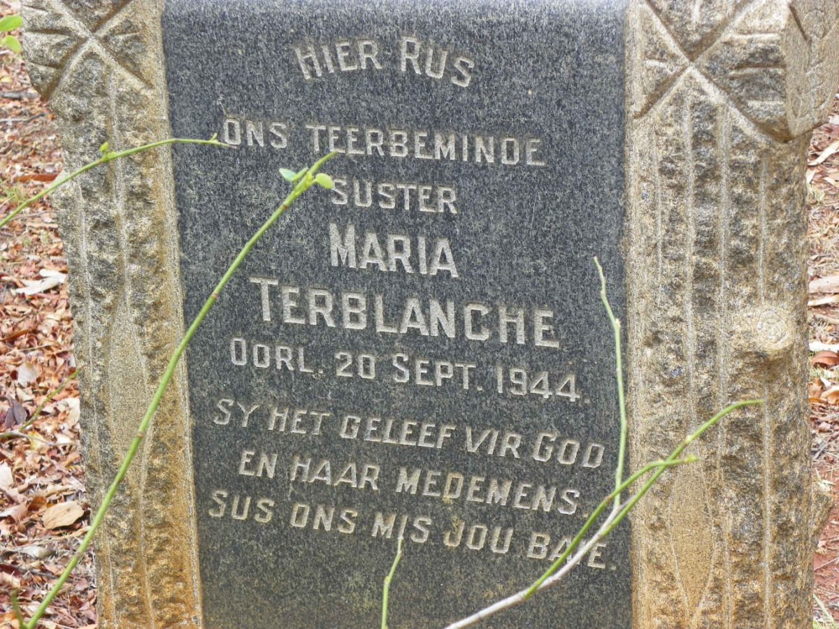 TERBLANCHE Maria -1944