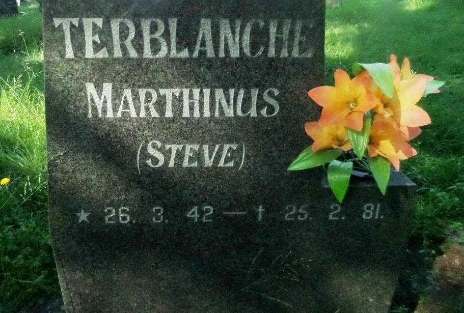 TERBLANCHE Marthinus 1942-1981