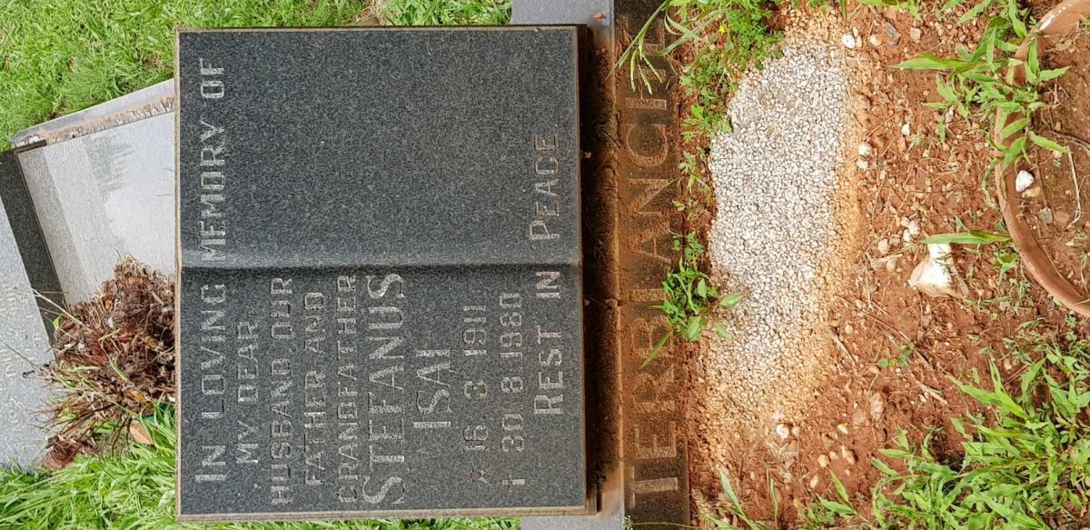 TERBLANCHE Stefanus Isai 1911-1980