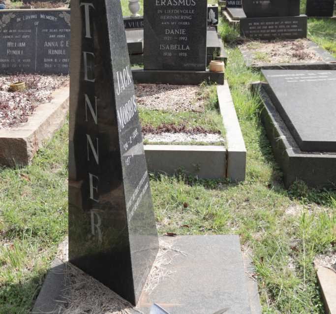TENNER Jack Morris 1928-1990