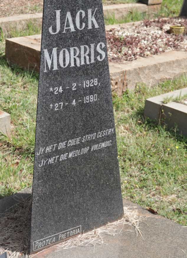 TENNER Jack Morris 1928-1990