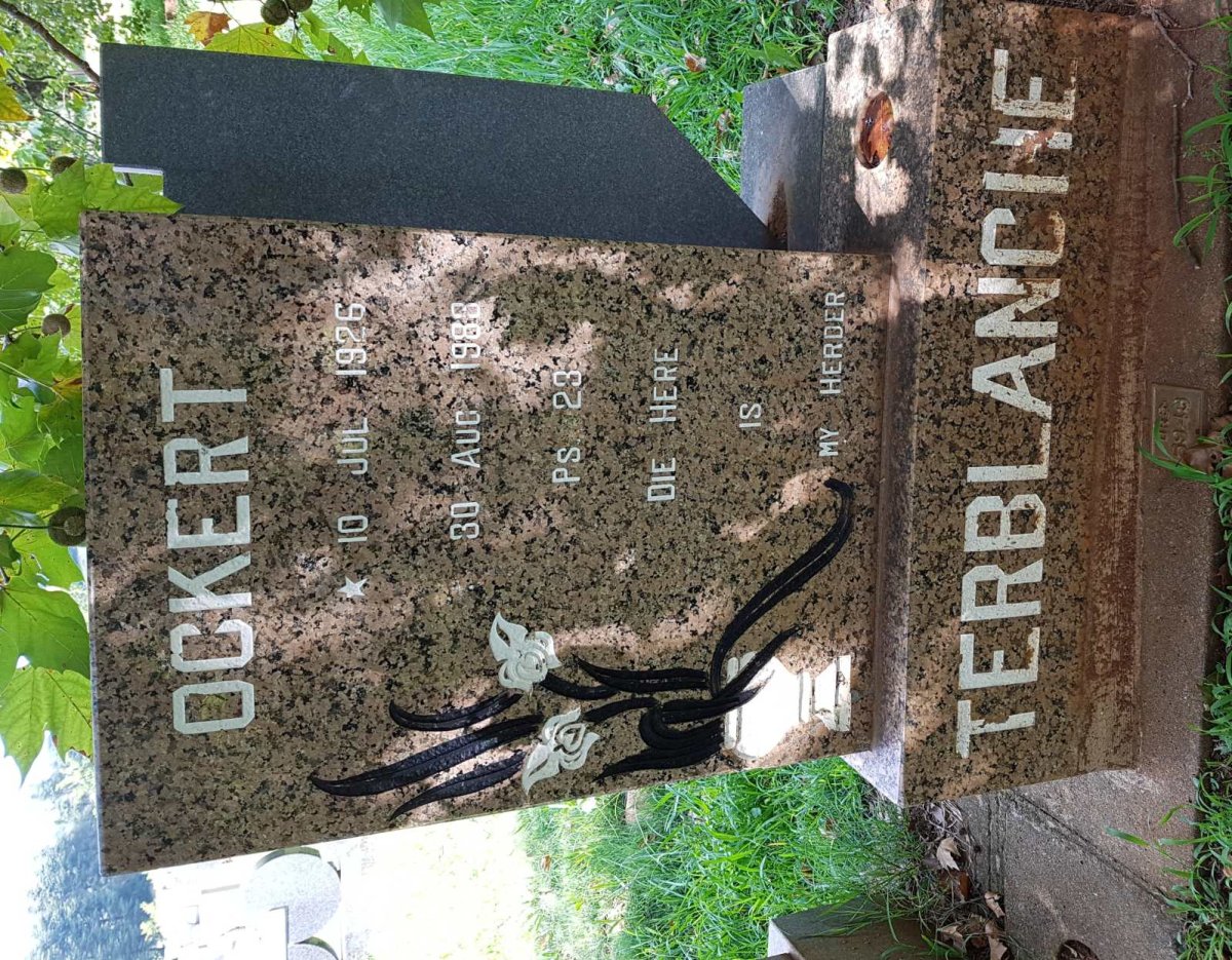 TERBLANCHE Ockert 1926-1983