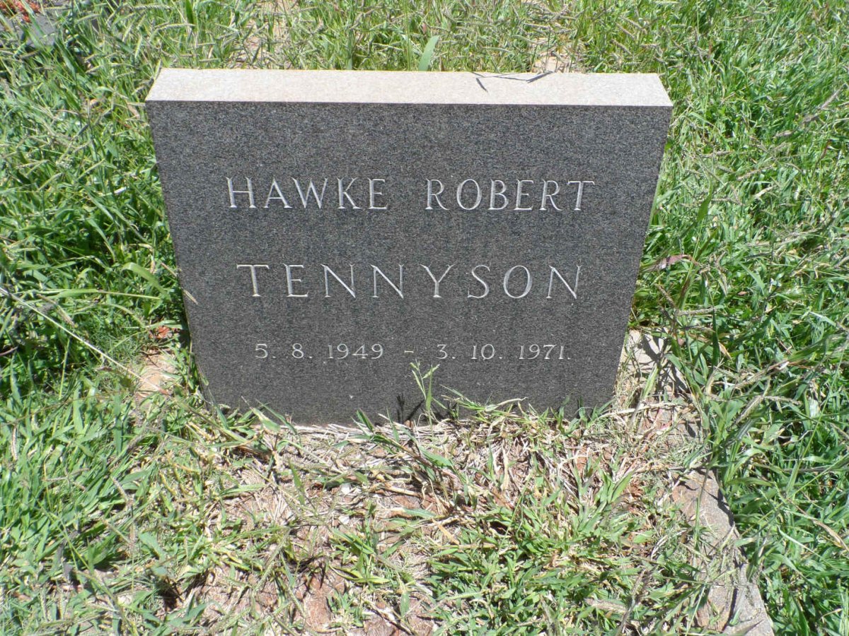 TENNYSON Hawke Robert 1949-1971