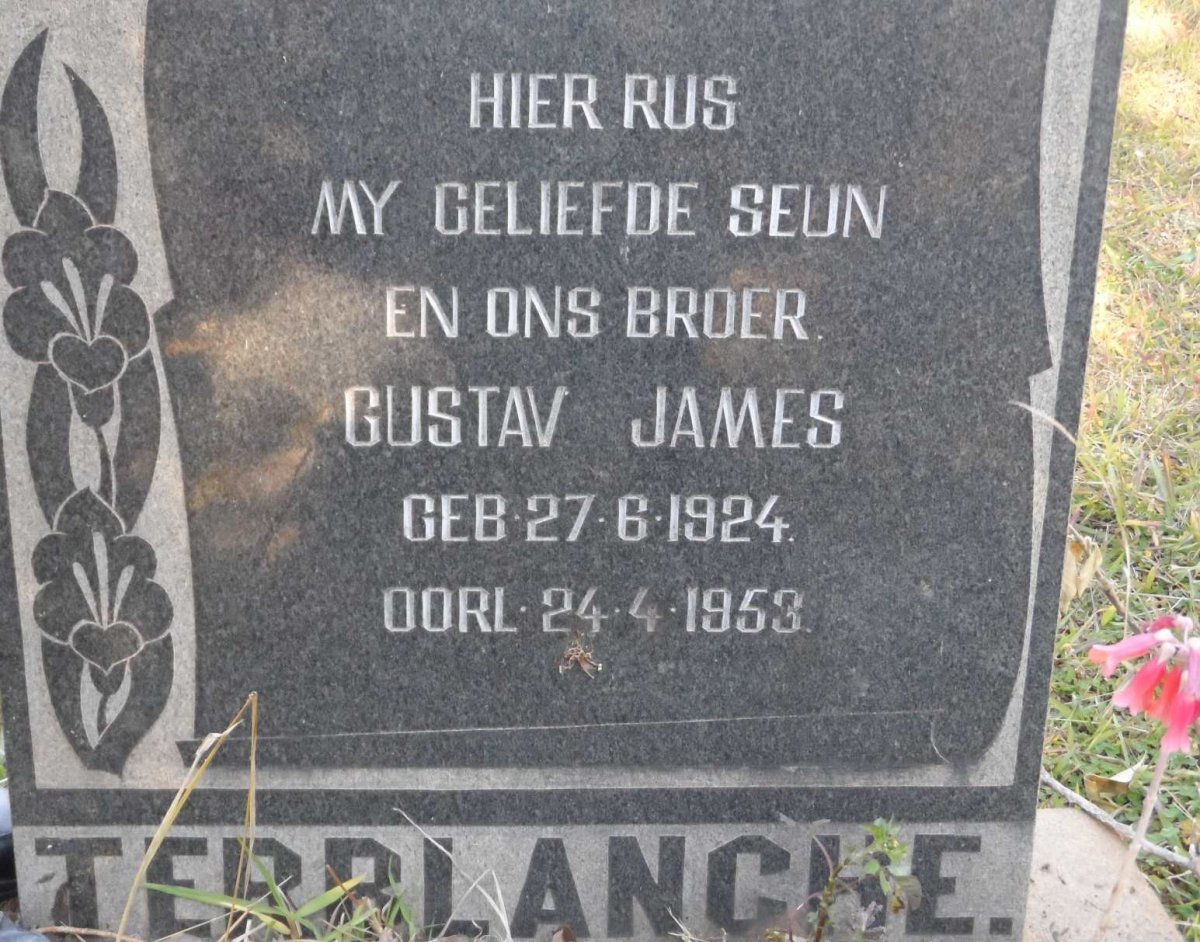 TERBLANCHE Gustav James 1924-1953