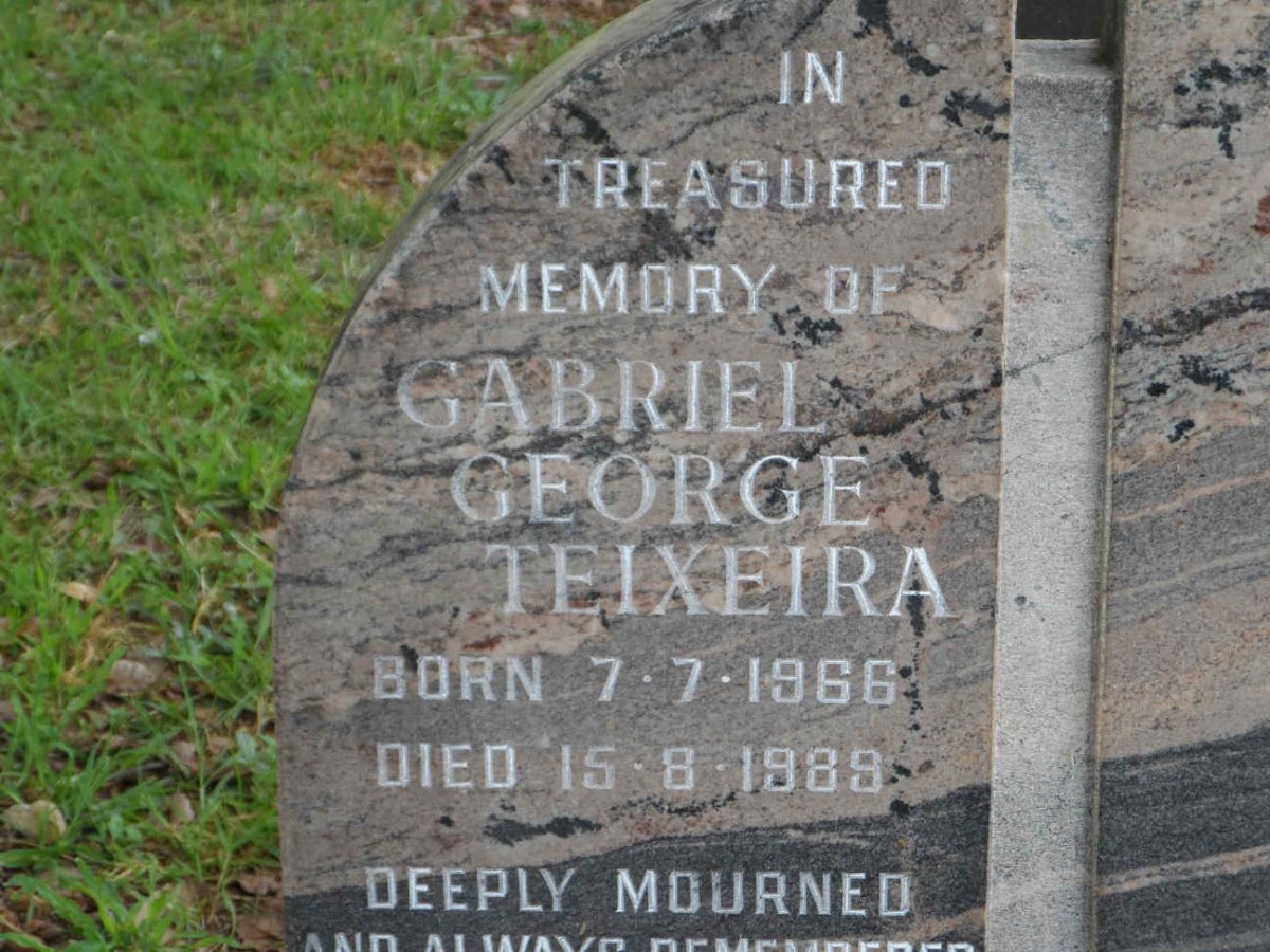 TEIXEIRA Gabriel George 1966-1989