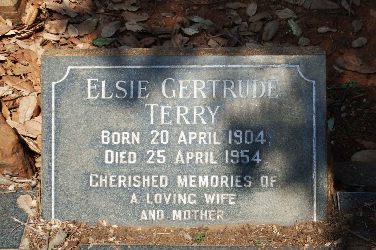 TERRY Elsie Gertrude 1904-1954:: HEARN
