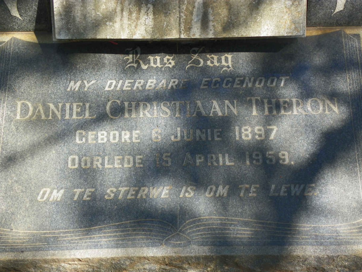 THERON Daniel Christiaan 1897-1959