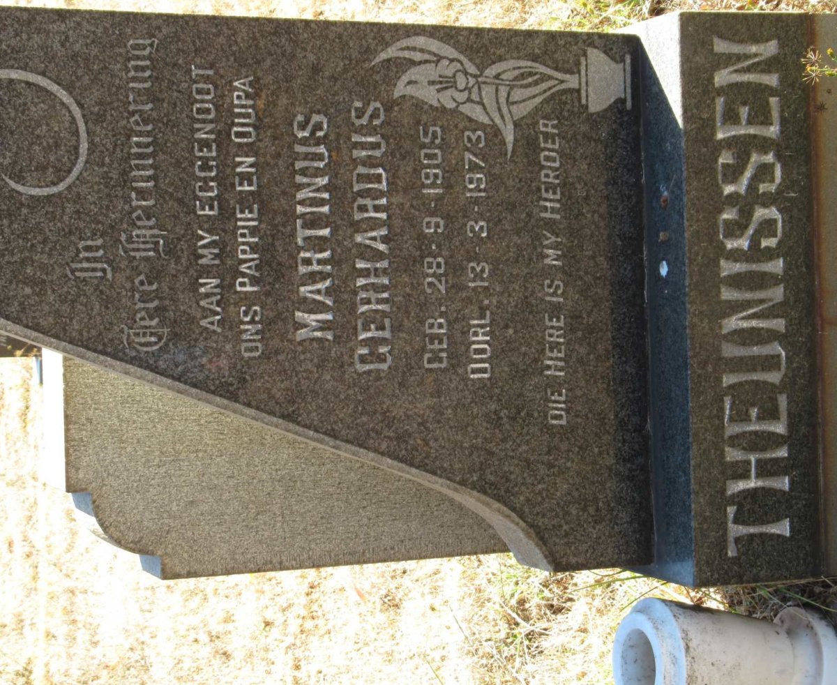 THEUNISSEN Martinus Gerhardus 1905-1973