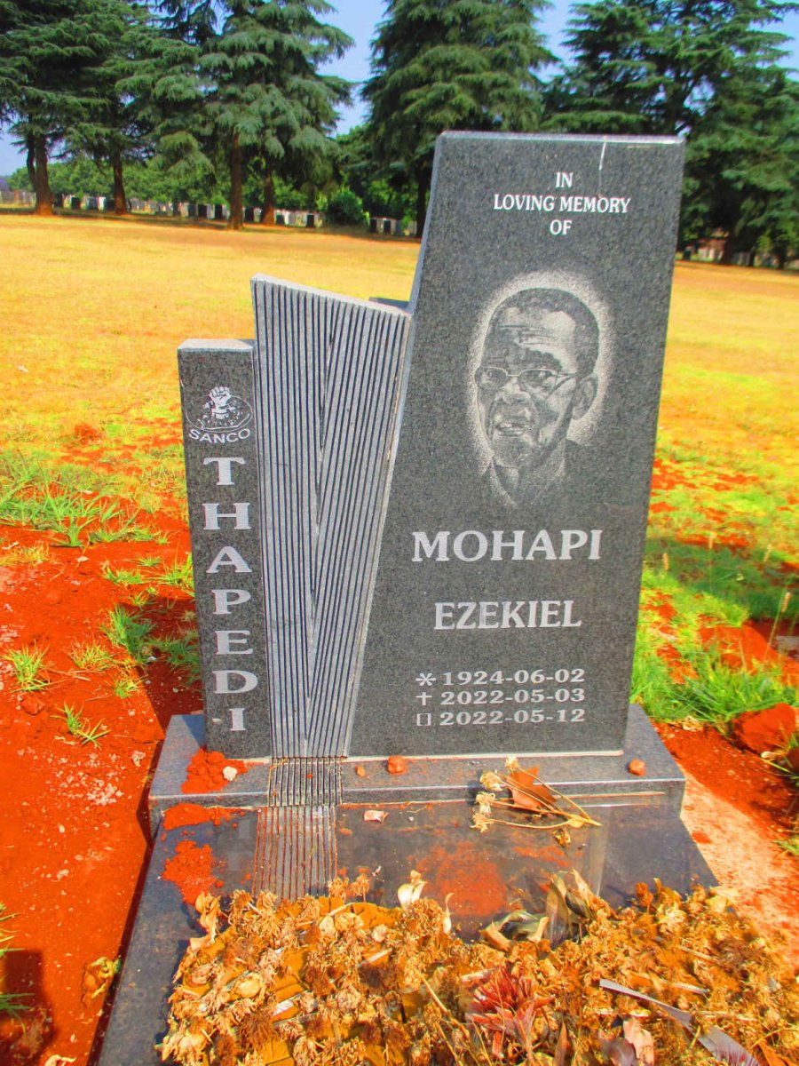 THAPEDI Mohapi Ezekiel 1924-2022