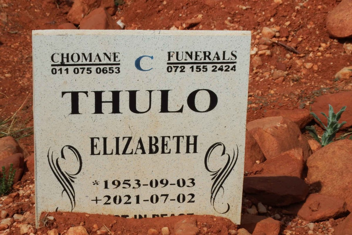 THULO Elizabeth 1953-2021