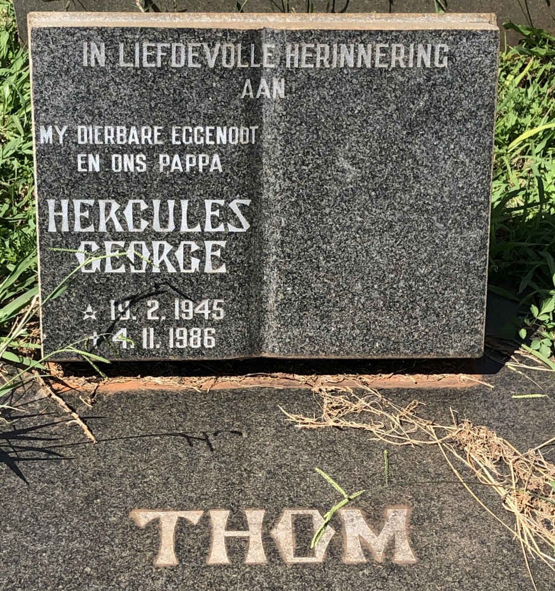 THOM Hercules George 1945-1986