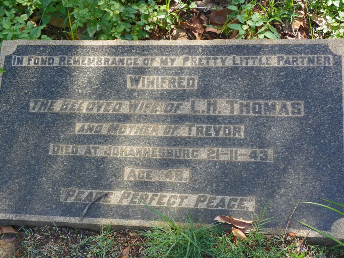 THOMAS Winifred -1943