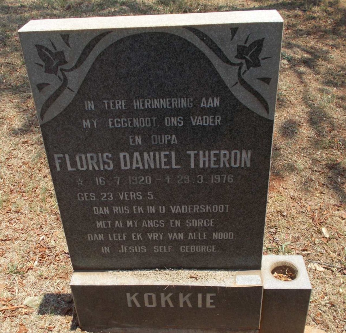 THERON Floris Daniel 1920-1976