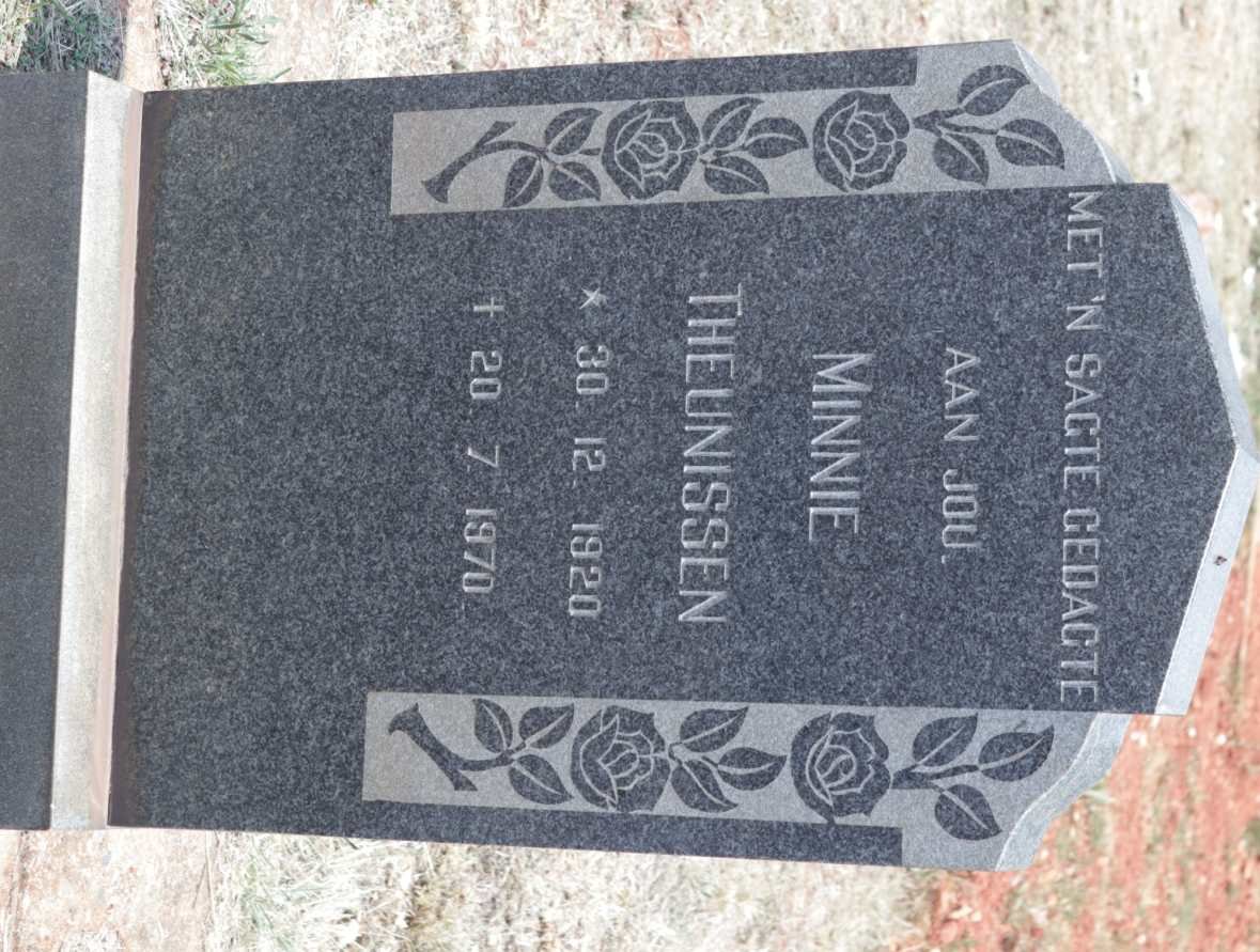 THEUNISSEN Minnie 1920-1970
