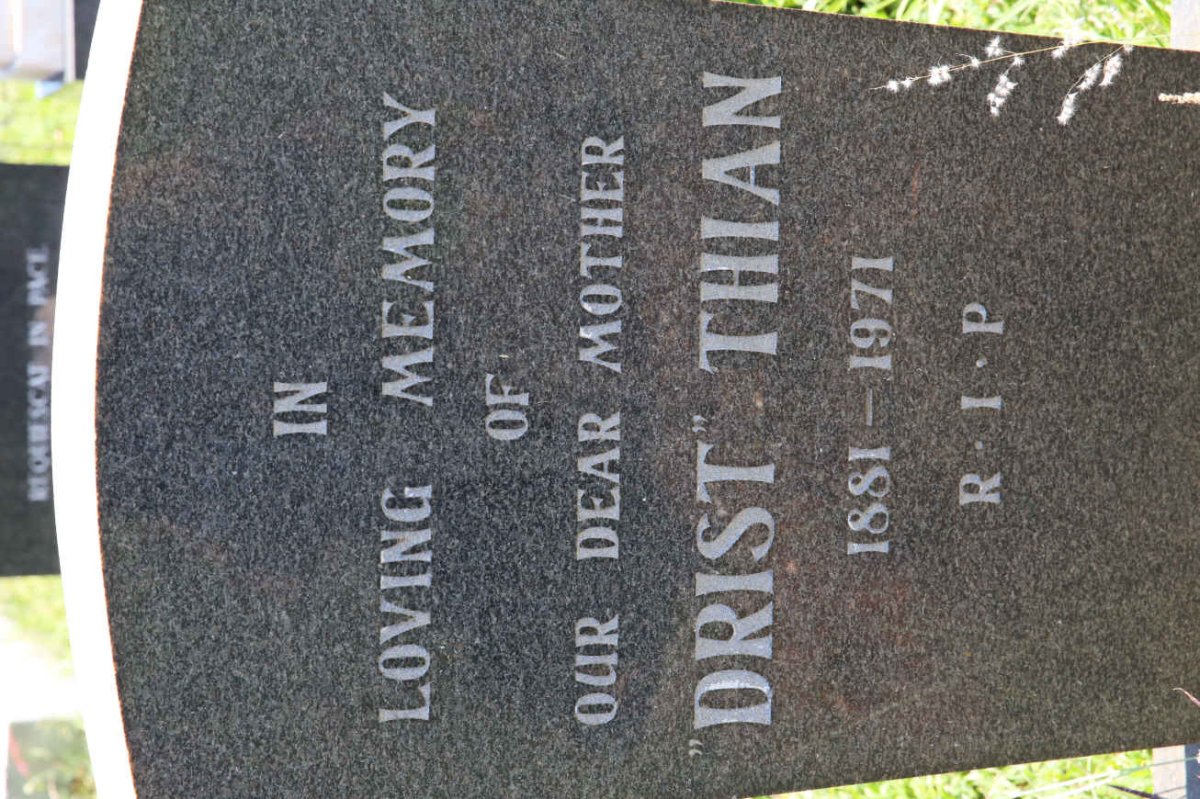 THIAN Drist 1881-1971