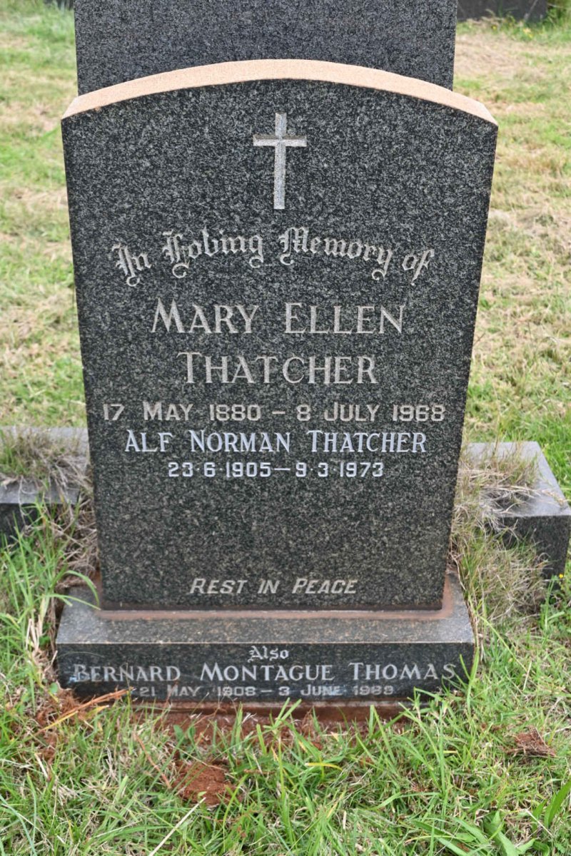THATCHER Mary Ellen 1880-1968 :: THATCHER Alf Norman 1905-1973