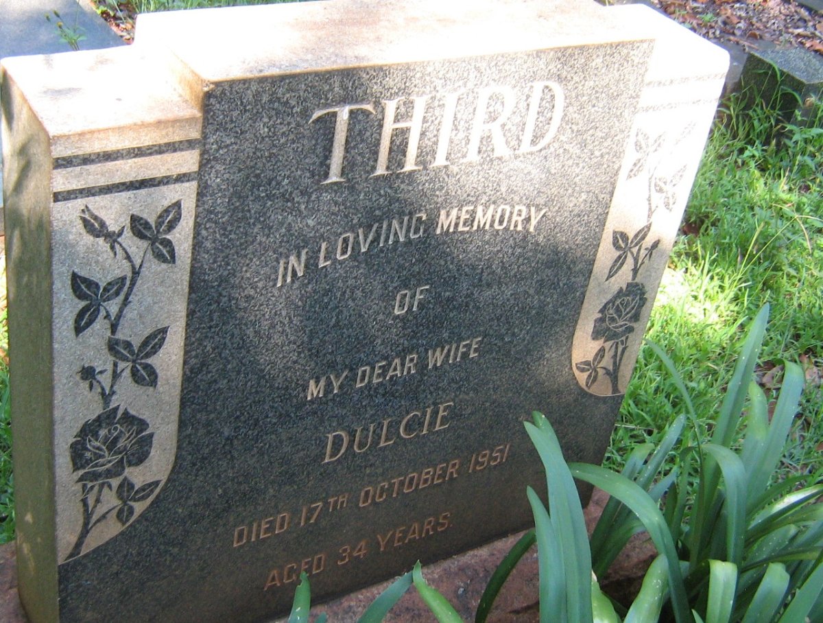 THIRD Dulcie -1951