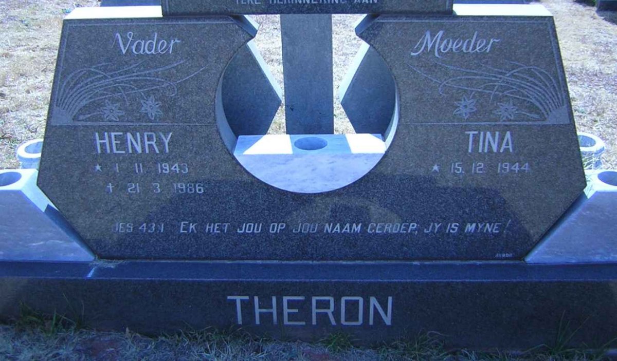 THERON Henry 1943-1986 &amp; Tina 1944-