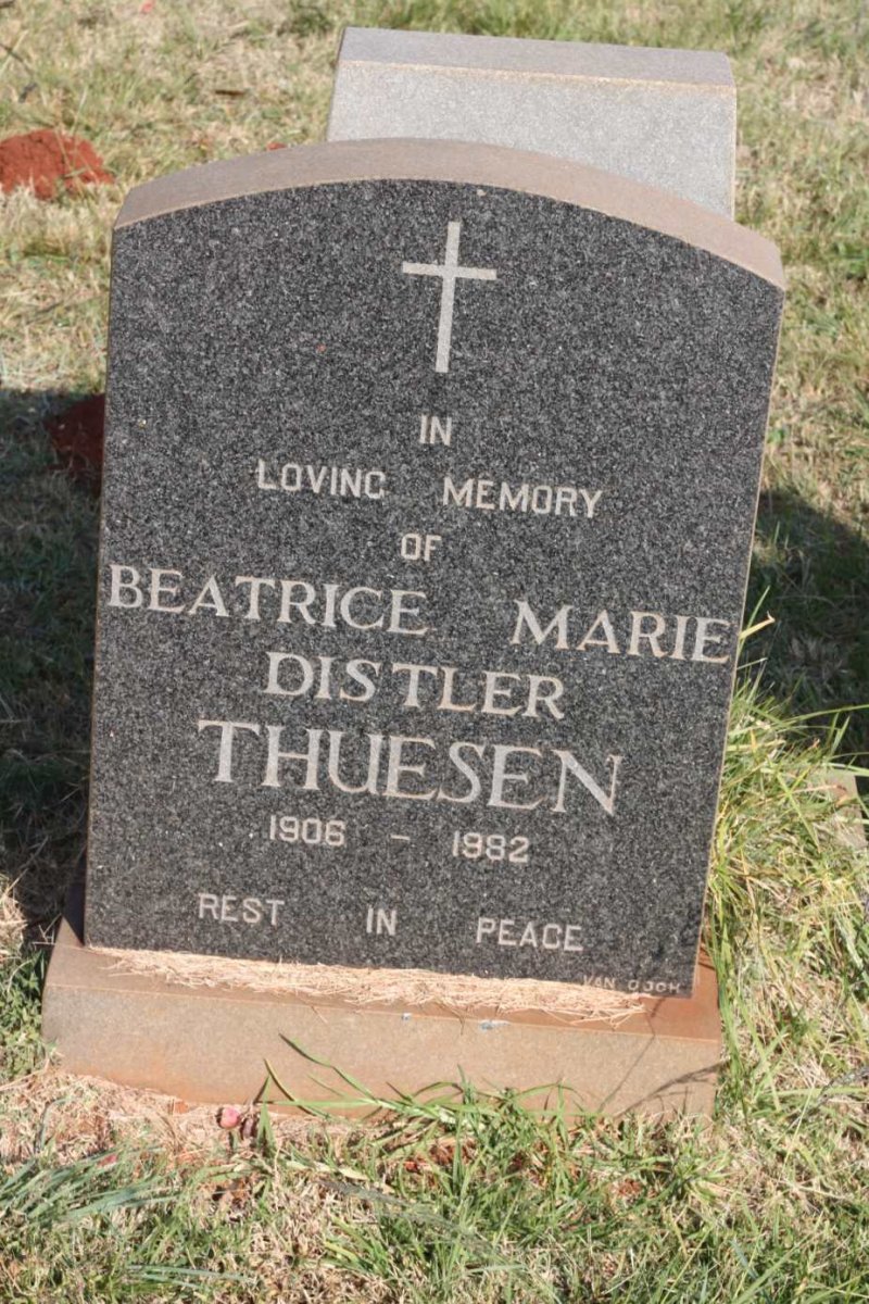 THUESEN Beatrice Marie Distler 1906-1982