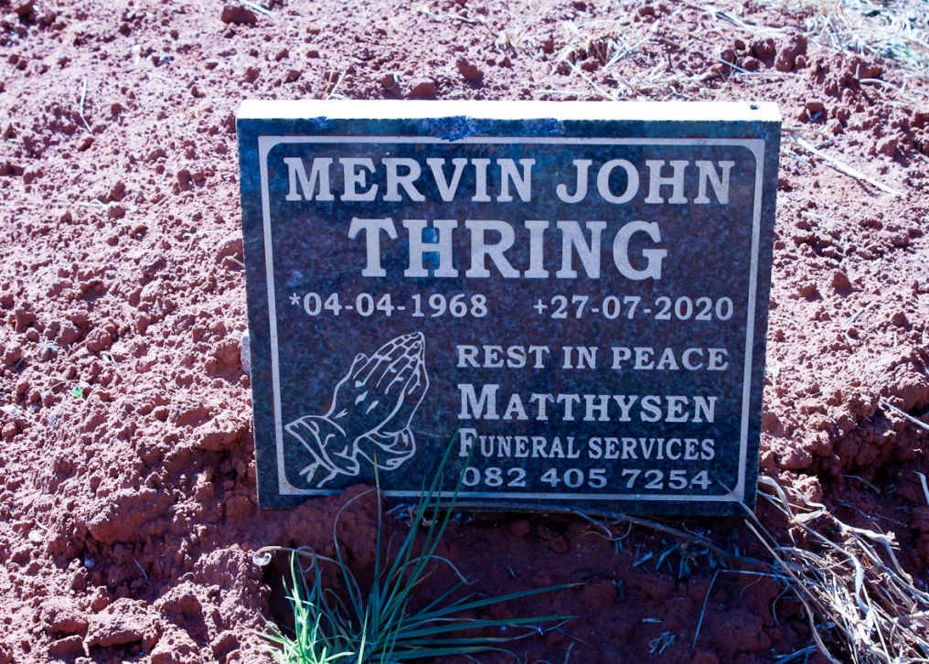 THRING Mervin John 1968-2020