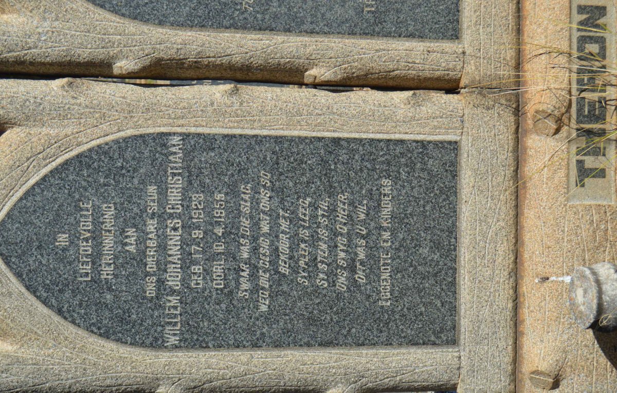 THERON Pieter Johannes 1917-1955 :: THERON Willem Johannes Christiaan 1923-1955